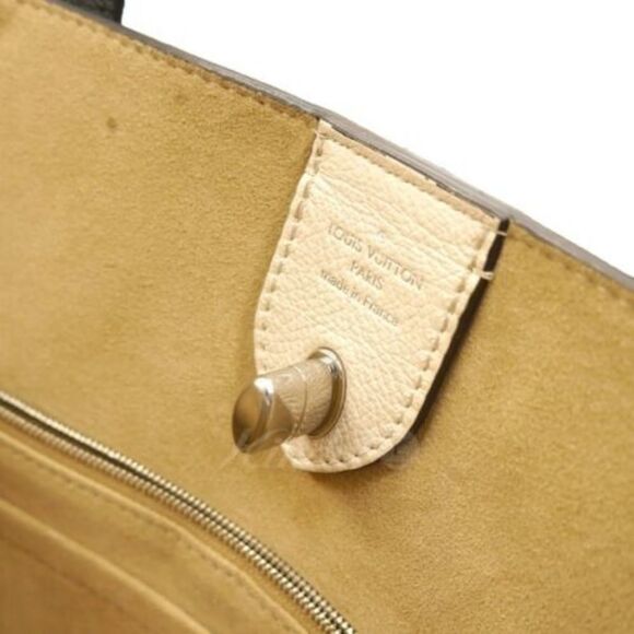 Louis Vuitton Lockme Go Tote Bag Leather Quartz Kabuki Black Ex - Picture 6 of 12